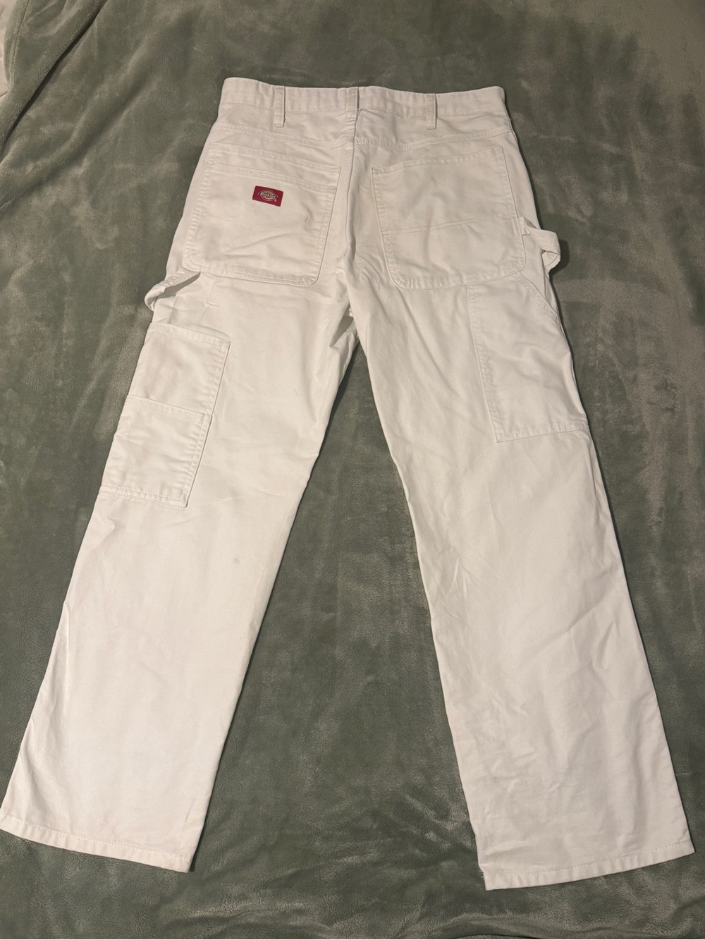 Dickies Men’s White Cargo Carpenter Pants